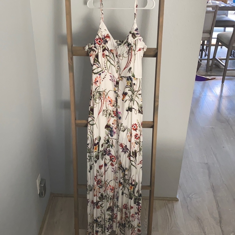 Lulu’s Floral Maxi Dress Large
